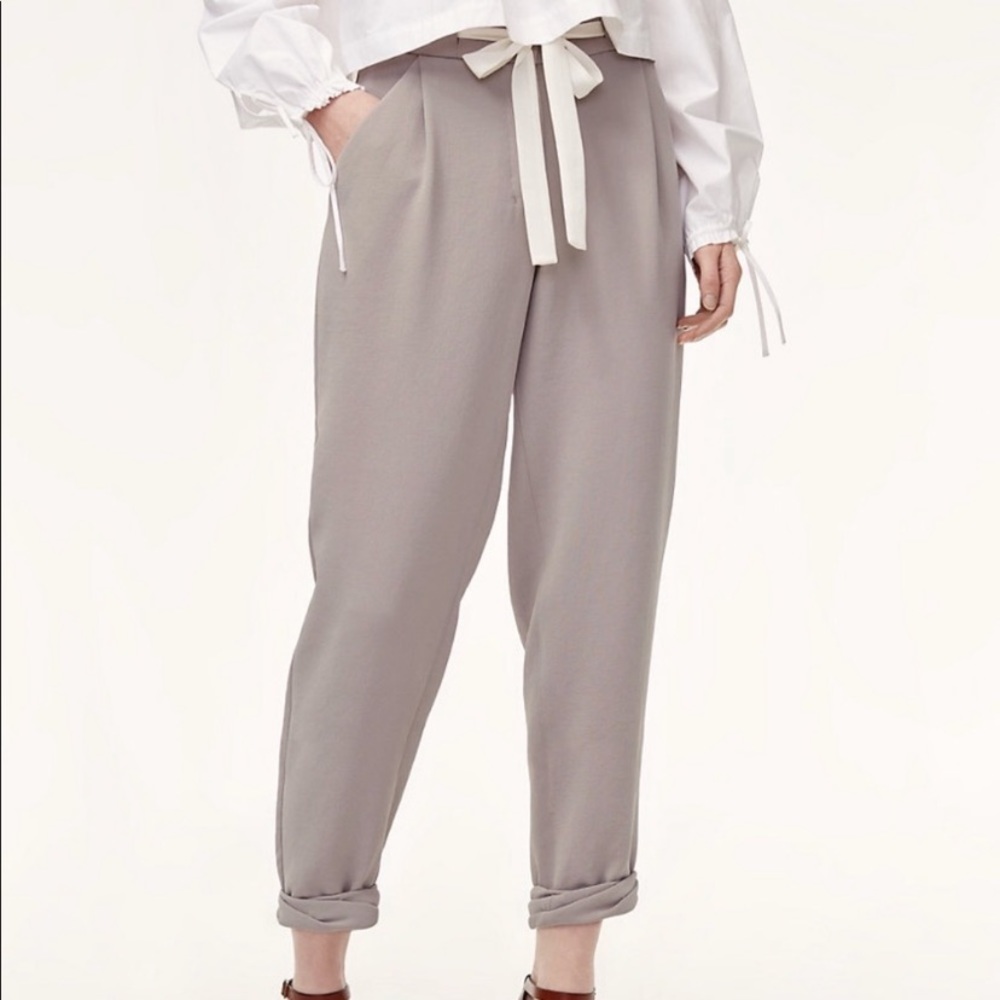 Wilfred Aritzia Allant Pant Taupe Grey | Size 2